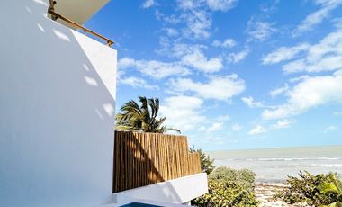 Hermosa villa en Venta frente al Mar en las playa de san Benito Yucatan