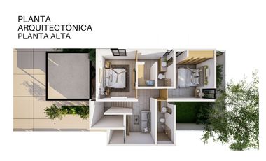 Villa en Venta  en Conkal al Norte de Merida en Emana Residencial de 1 Recamara