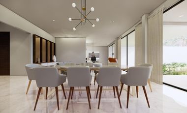 CASA EN VENTA EN BOSQUE REAL CON JARDIN