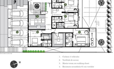 CASA EN VENTA EN BOSQUE REAL CON JARDIN