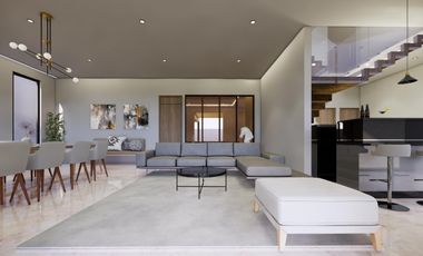 CASA EN VENTA EN BOSQUE REAL CON JARDIN