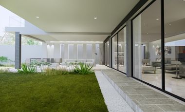 CASA EN VENTA EN BOSQUE REAL CON JARDIN