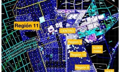 Terreno en venta en Región 11, Tulum en zona de crecimiento