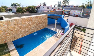 *ESTRENA CASA EQUIPADA EN COND. ACAPANTZINGO CON ALBERCA Y SEGURIDAD, A 5 MIN. DE LA DESV DE LA  AUT.  (CENTRO DE CUERNAVACA)*