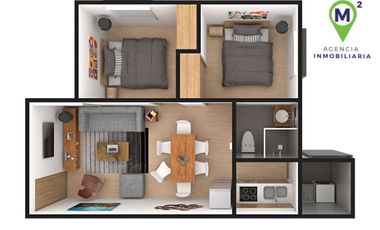 Casa en Condominio en Palo Escrito (Colonia Benito Juárez) Emiliano Zapata - M2AI-427-Cd