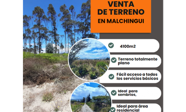EN VENTA TERRENO DE 4102 METROS  MALCHINGUI  MV