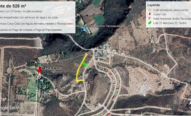 Terreno en venta en Hacienda Yexthó, Tecozautla, Hidalgo.