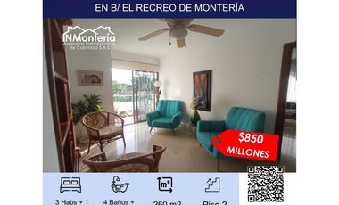 VENTA DE APARTAMENTO EN EL B/ RECREO  MONTERA