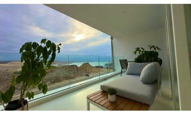 DEPARTAMENTO AMOBLADO VISTA AL MAR 2 DORMITORIOS TORRES ELIT, MANTA