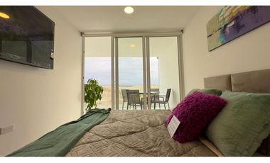 DEPARTAMENTO AMOBLADO VISTA AL MAR 2 DORMITORIOS TORRES ELIT, MANTA