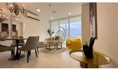 DEPARTAMENTO AMOBLADO VISTA AL MAR 2 DORMITORIOS TORRES ELIT, MANTA