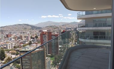 Gonzalez Suarez, Departamento en renta, 112 m2, 2 habitaciones, 3 baños, 2 parqueaderos