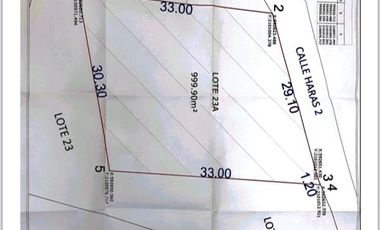 Terreno en venta de 1000 m2 Cruz de Sabinos Ciudad Ecológica