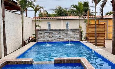 HERMOSA CASA CON PISCINA EN VENTA, PLAYAS-VIA A DATA