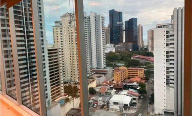 OFICINA EN CALLE 50 PH GLOBAL BANK  AMOBLADA 103M2