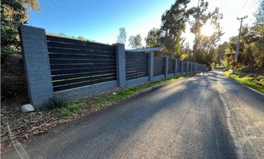 Vendo Parcela 5200m2 con Proyecto de Vivienda 50% construido