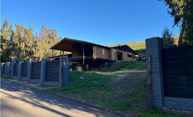 Vendo Parcela 5200m2 con Proyecto de Vivienda 50% construido