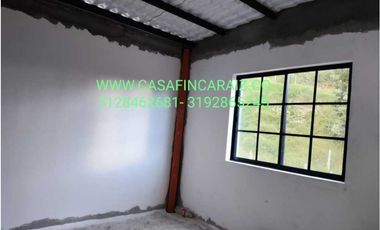 Finca campestre en obra gris en condominio en marinilla