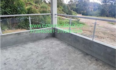 Finca campestre en obra gris en condominio en marinilla