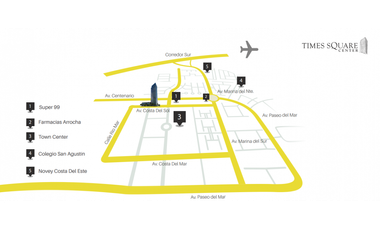 OFICINA 92M2 COSTA DEL ESTE TORRE TIME SQUARE CENTER