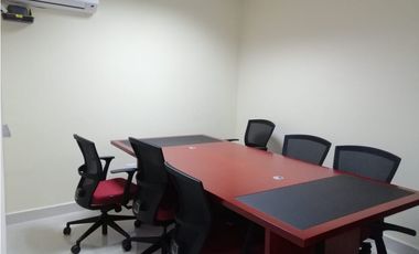 ALQUILER OFICINA AMOBLADA 90 M2 EN EL CANGREJO