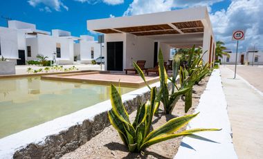 Casa en venta en privada con amenidades en Chelem, Progreso
