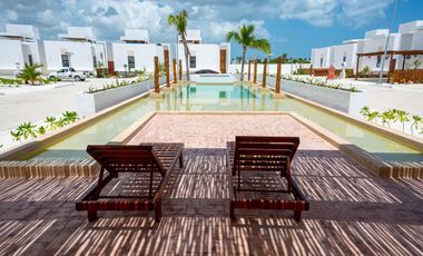 Casa en venta en privada con amenidades en Chelem, Progreso