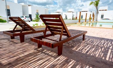 Casa en venta en privada con amenidades en Chelem, Progreso