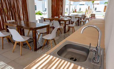 Casa en venta en privada con amenidades en Chelem, Progreso