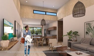 Casa en venta en privada con amenidades en Chelem, Progreso