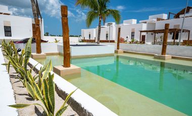 Casa en venta en privada con amenidades en Chelem, Progreso