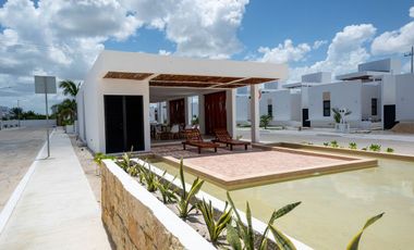 Casa en venta en privada con amenidades en Chelem, Progreso