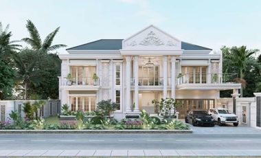 RUMAH DI JUAL TYPE 600 DI KOMP PEMDA JL CEMARA KIPAS FULL INTERIOR + KOLAM RENANG..