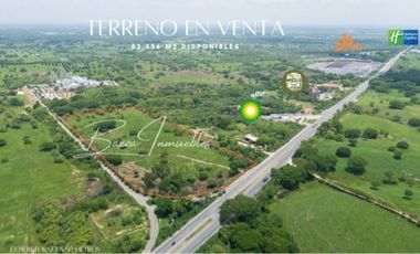 TERRENO EN VENTA PARA PROYECTO  RESIDENCIAL, COMERCIAL O BODEGAS CERCA DE ALTOZANO TABASCO