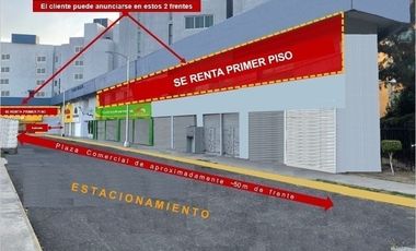 RENTA DE LOCAL COMERCIAL  PLANTA BAJA Y PRIMER PISO   CALZADA VALLEJO
