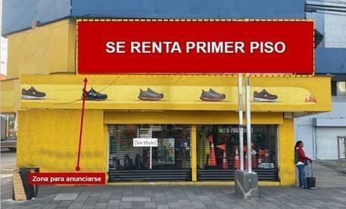 RENTA DE LOCAL COMERCIAL  PLANTA BAJA Y PRIMER PISO   CALZADA VALLEJO
