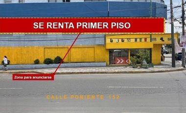 RENTA DE LOCAL COMERCIAL  PLANTA BAJA Y PRIMER PISO   CALZADA VALLEJO