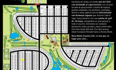 TERRENO VENTA PILAR BARRIO BOCA RATON