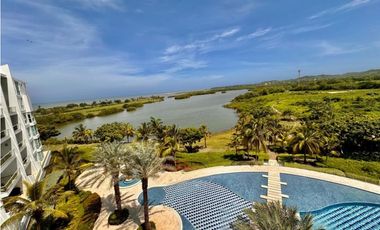 ARRIENDO PENTHOUSE TORRE BAHIA KARIBANA GOLF CARTAGENA