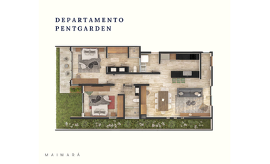 Departamento en venta Mérida Yucatán, Maimará Temozón Norte
