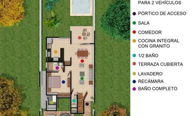 Casa en Venta en Mérida, Yucatán, Salvia Floresta Mod Maculis