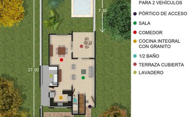 Casa en Venta Roble Mérida Yucatán, Salvia Floresta