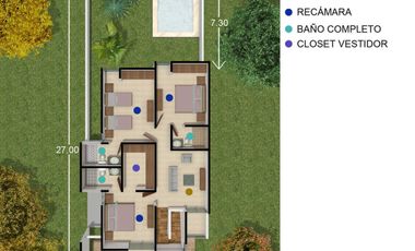 Casa en Venta Roble Mérida Yucatán, Salvia Floresta