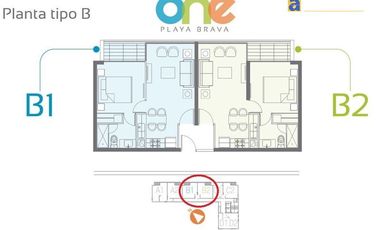 Departamento en Venta en Edificio ONE - Piso 4