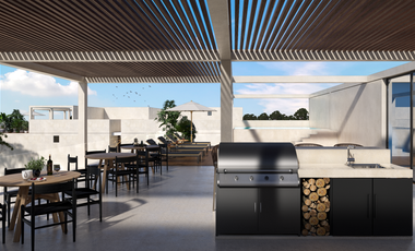 Departamento amueblado en venta Mérida Yucatán, Dithea Temozón Norte