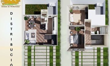 CASA PRIMAVERA  (EN PREVENTA) EN  CONDOMINIO BOSQUE DE PRIMAVERAS