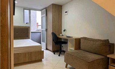 APARTAESTUDIO AMOBLADOD EN ARRIENDO, LAURELES-ESTADIO CERCA DE UPB