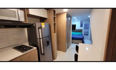 APARTAESTUDIO AMOBLADOD EN ARRIENDO, LAURELES-ESTADIO CERCA DE UPB