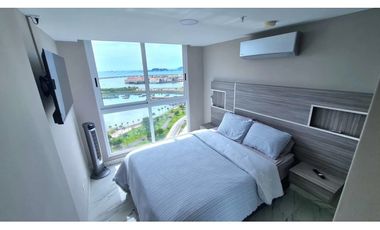 ALQUILO BELLO APARTAMENTO AMOBLADO EN AV BALBOA -$1.300-