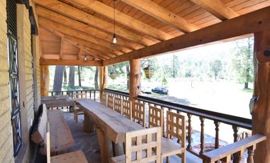 Los Espinos terreno en venta con cabañas en Tapalpa